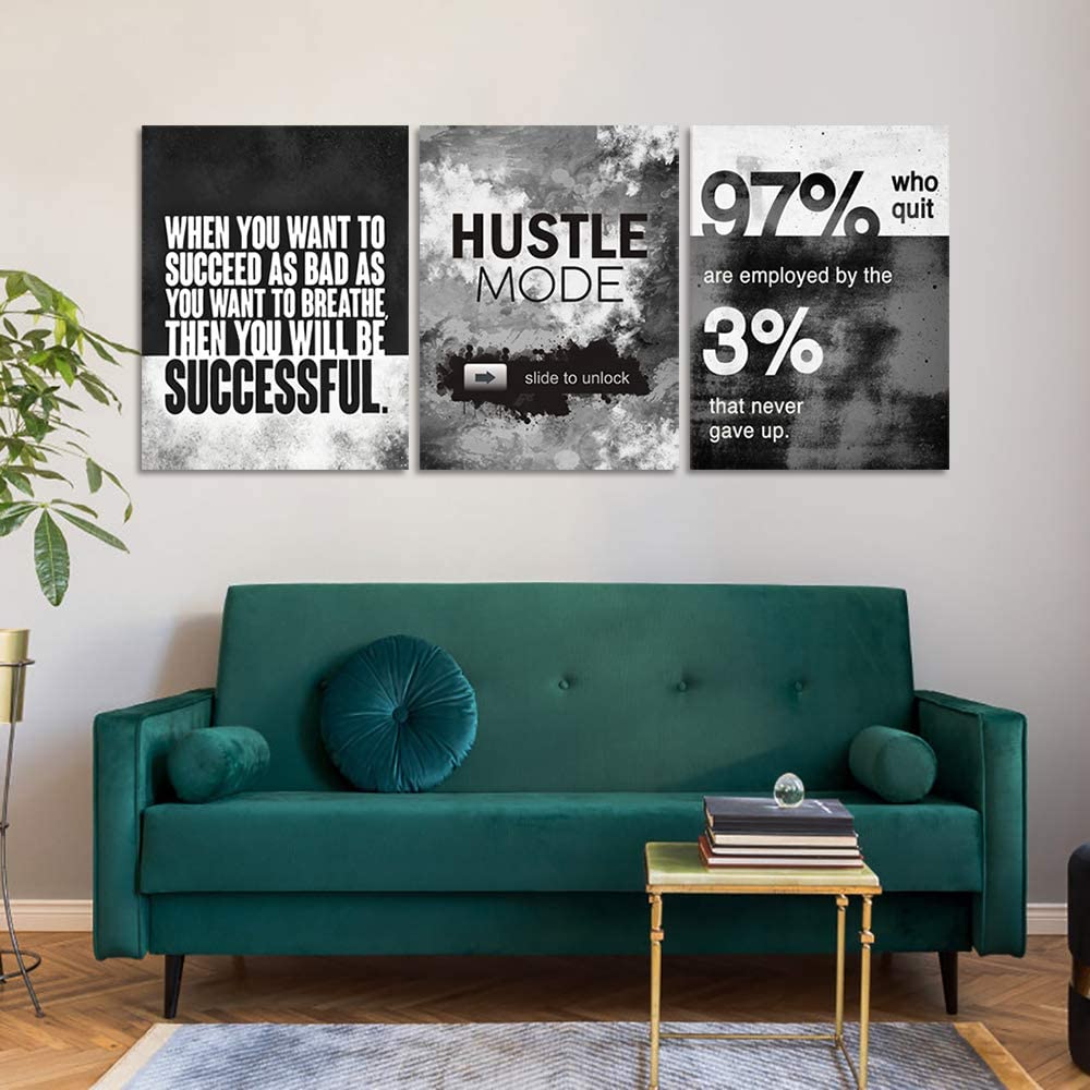 The Only Impossible Journey Canvas Wall Art, Motivational Wall Art,  Inspirational Decor, Office Art, Home Office Decor 